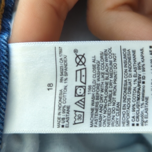 OLD Navy high rise OG loose jeans size 18 - Picture 9 of 9